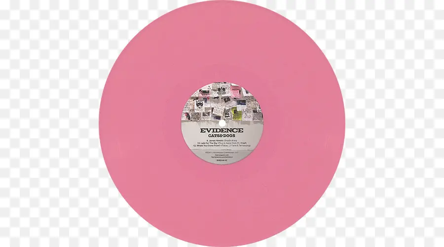 Disco De Vinil Rosa，álbum PNG