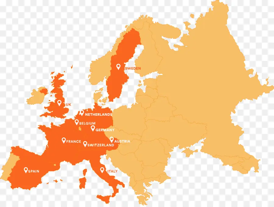 Europa，Mapa PNG