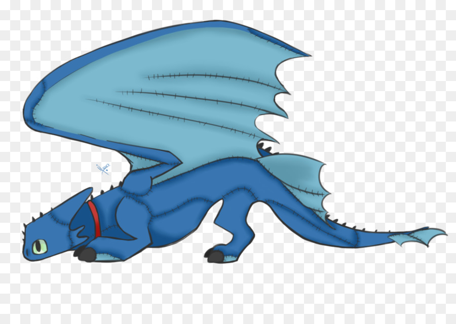 Dinossauro Azul，Desenho Animado PNG