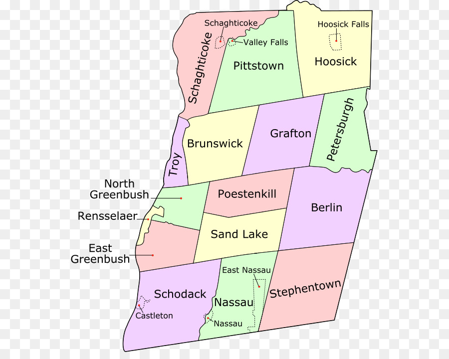 Rensselaer，Mapa PNG