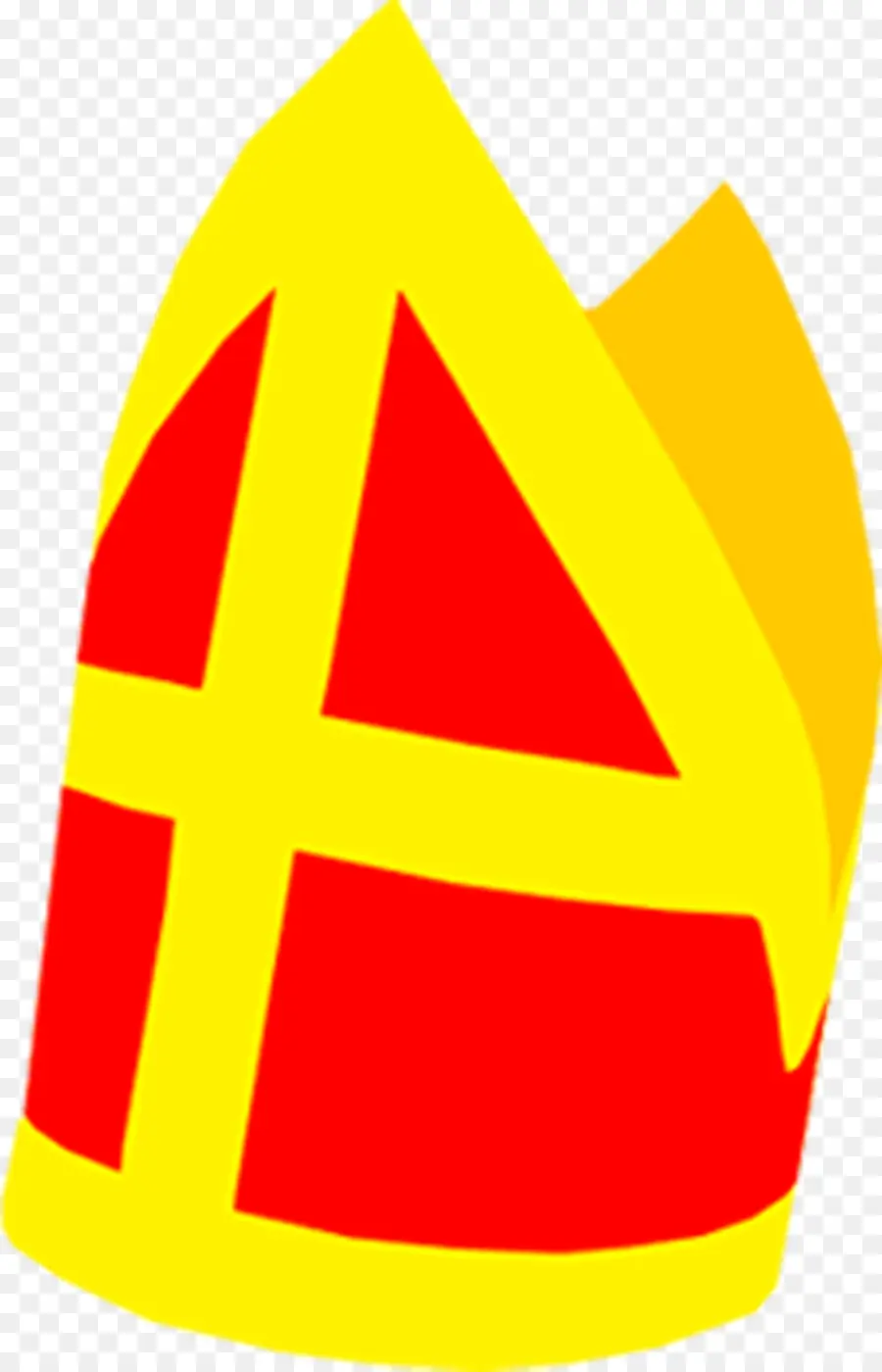 Chapéu Sinterklaas，Vermelho PNG