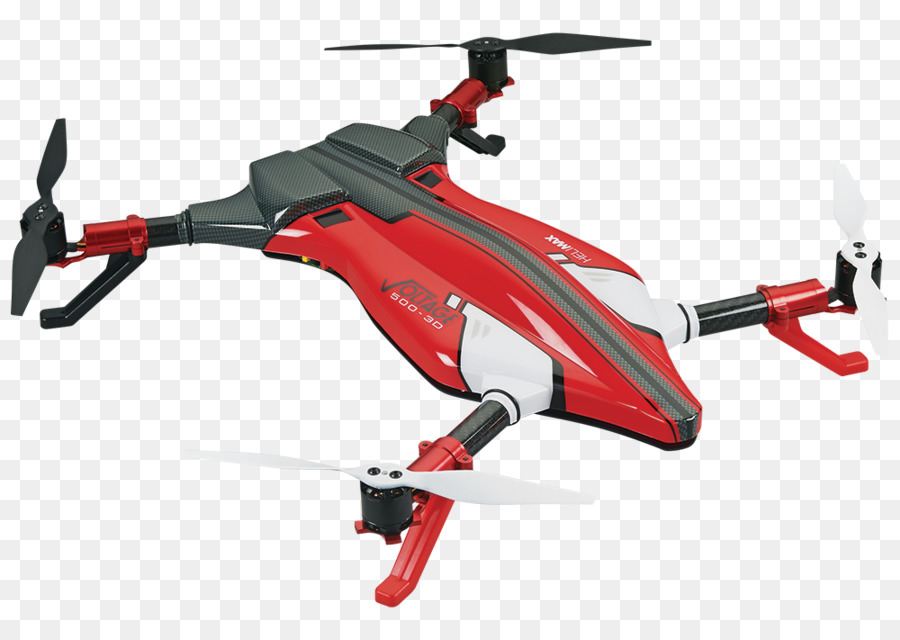 Drone Hélice Vermelho，Quadricóptero PNG