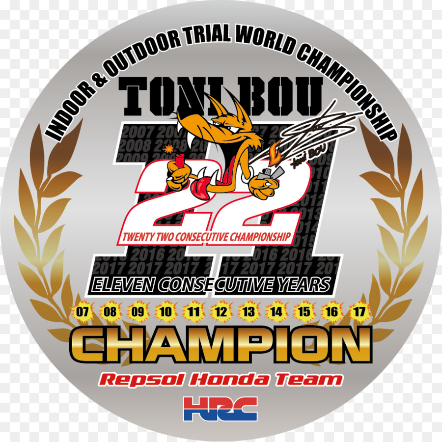 Distintivo De Campeão，Toni Bou PNG