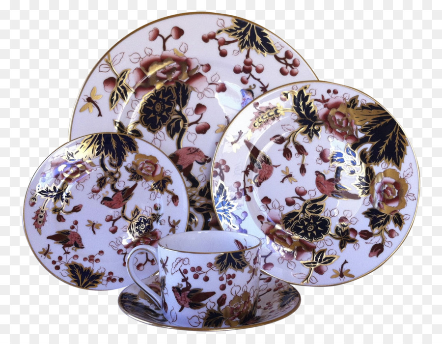 Lindo Conjunto De Porcelana，Bule De Chá PNG