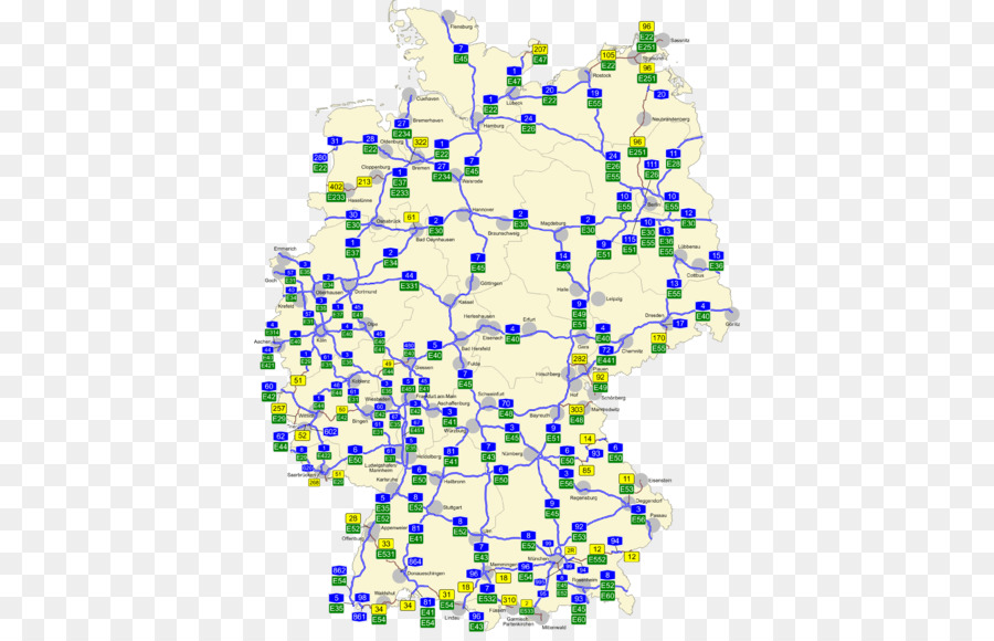 Rota Europeia E533，Internacional Eroad Rede PNG