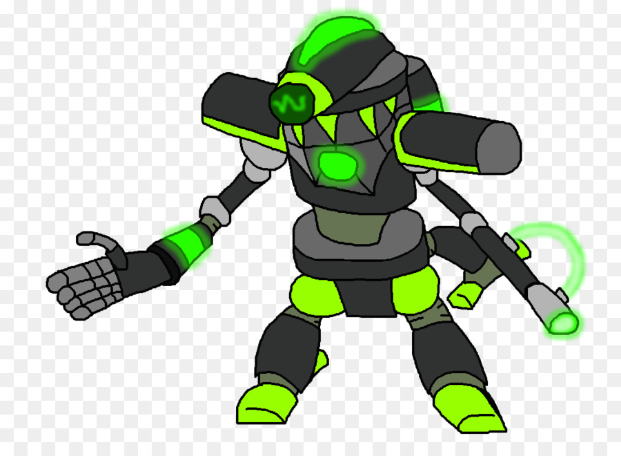 Robô，Verde PNG