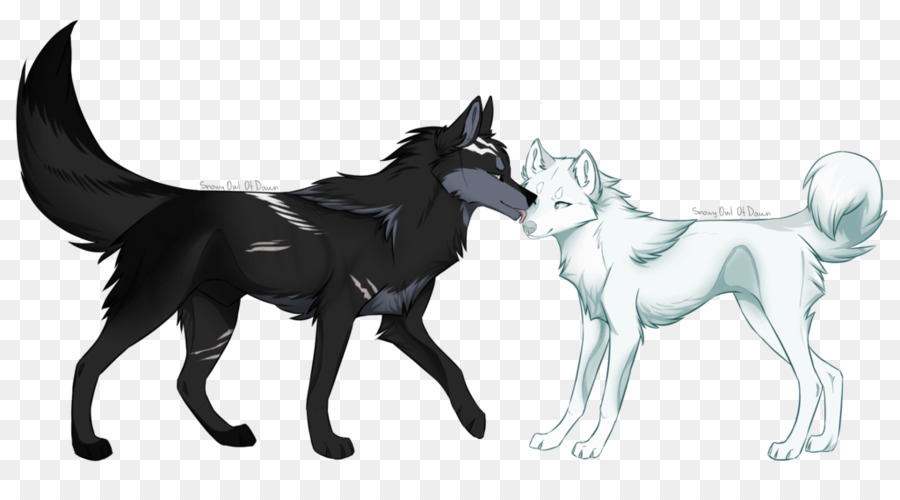 Lobos De Desenho Animado，Animais PNG