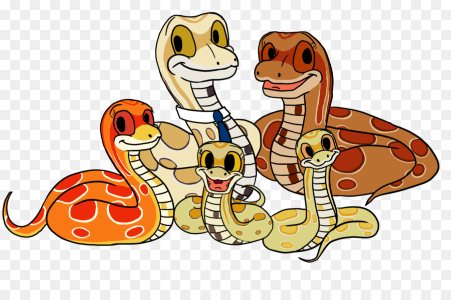 Cobras De Desenho Animado，Família PNG