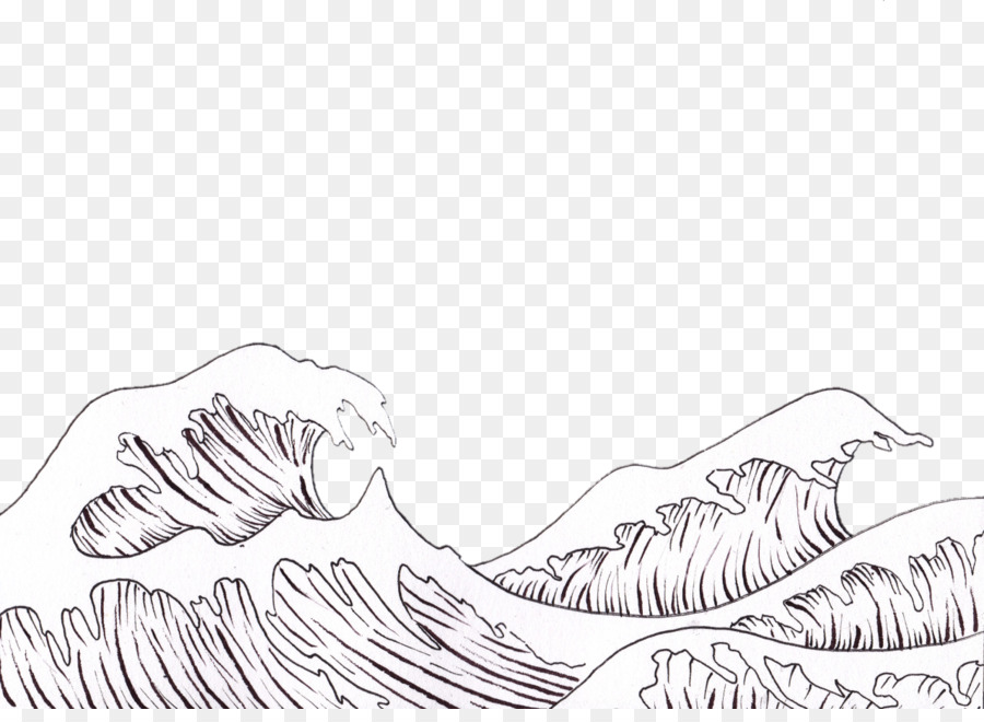 Grande Onda Fora De Kanagawa Desenho Vento Onda Png Transparente Gratis