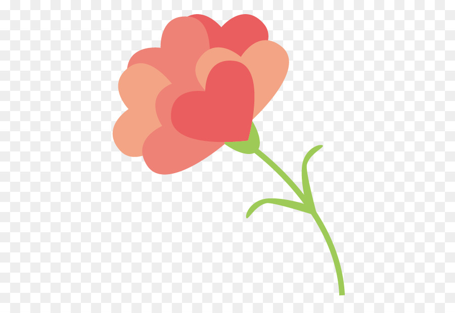 Coração Com Flores，Amor PNG