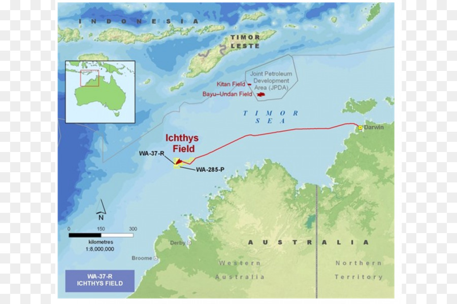 Ichthys Campo De Gás，Kbr PNG