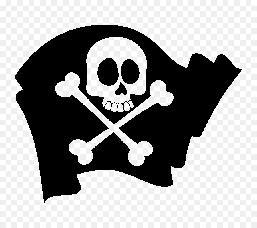 Bandeira Pirata，Crânio PNG