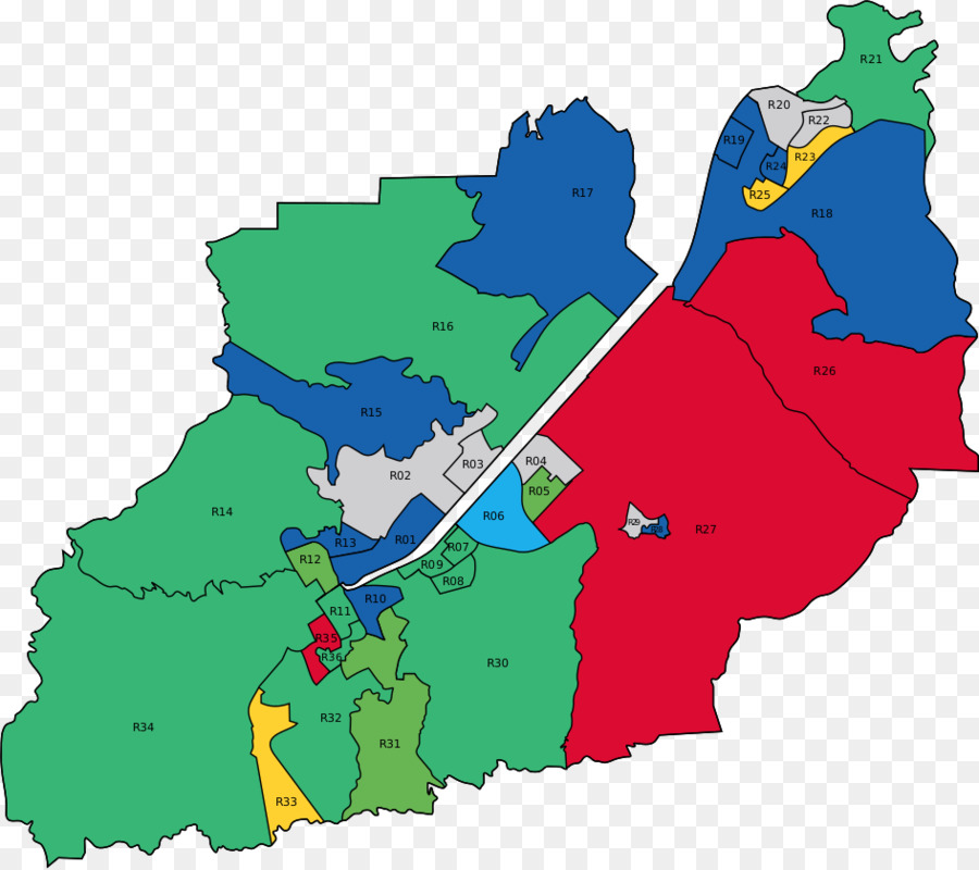 Mapa，Sha Tin Conselho Distrital PNG