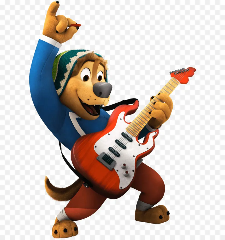 Cachorro Tocando Violão，Guitarra PNG