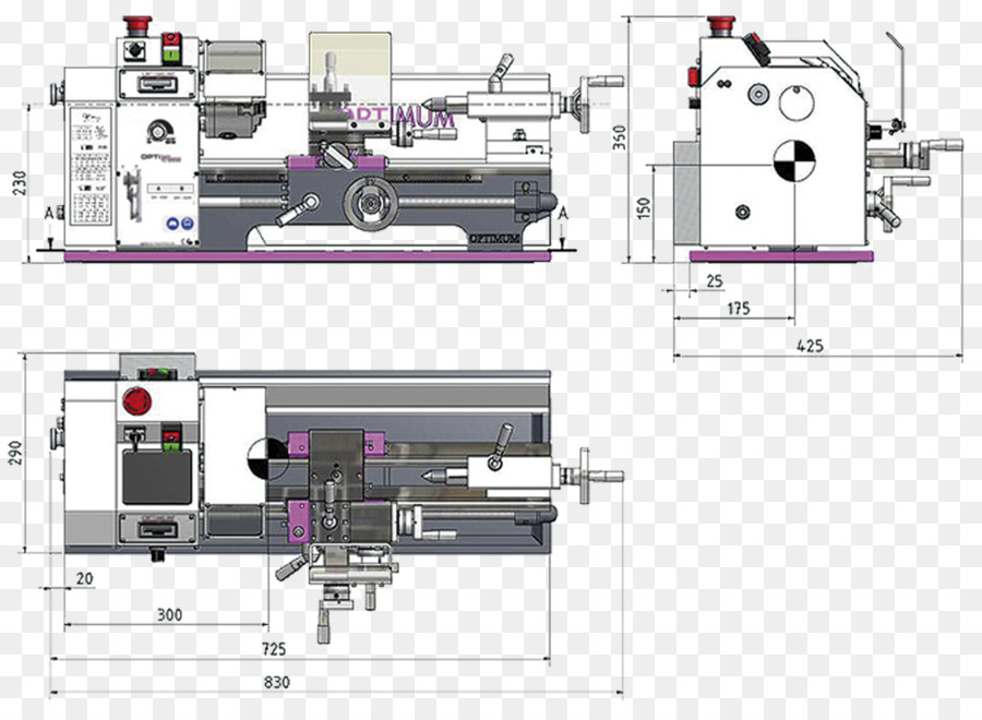 Metal Torno，Torno Mecânico PNG