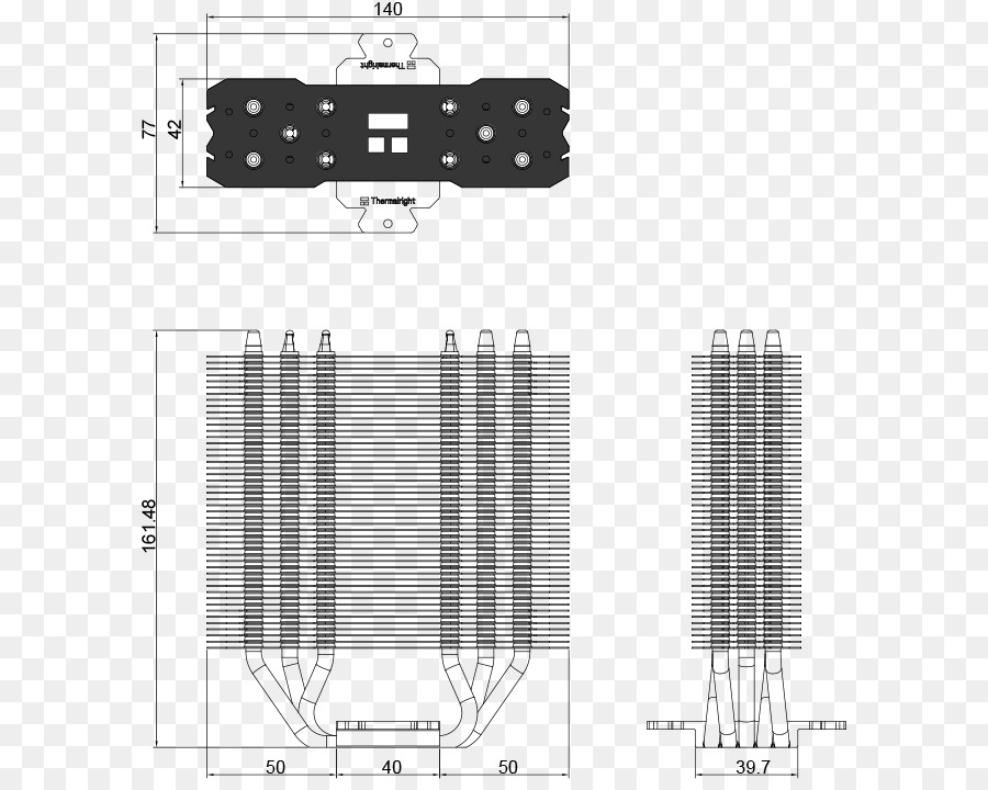 Thermalright，Thermalright True Spirit 140 Poder PNG