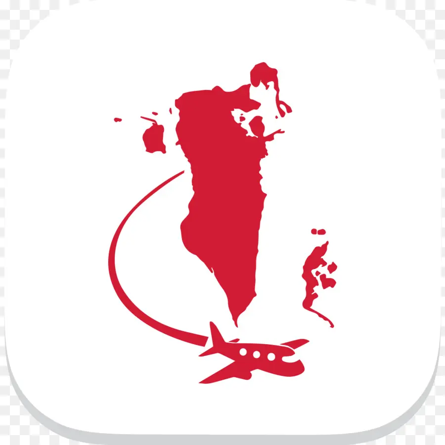 Mapa Do Bahrein，Vermelho PNG