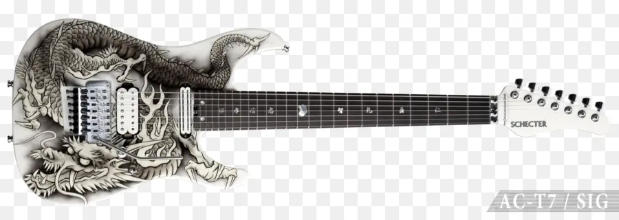 Guitarra Dragão，Guitarra Elétrica PNG