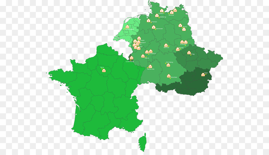 França，Mapa PNG