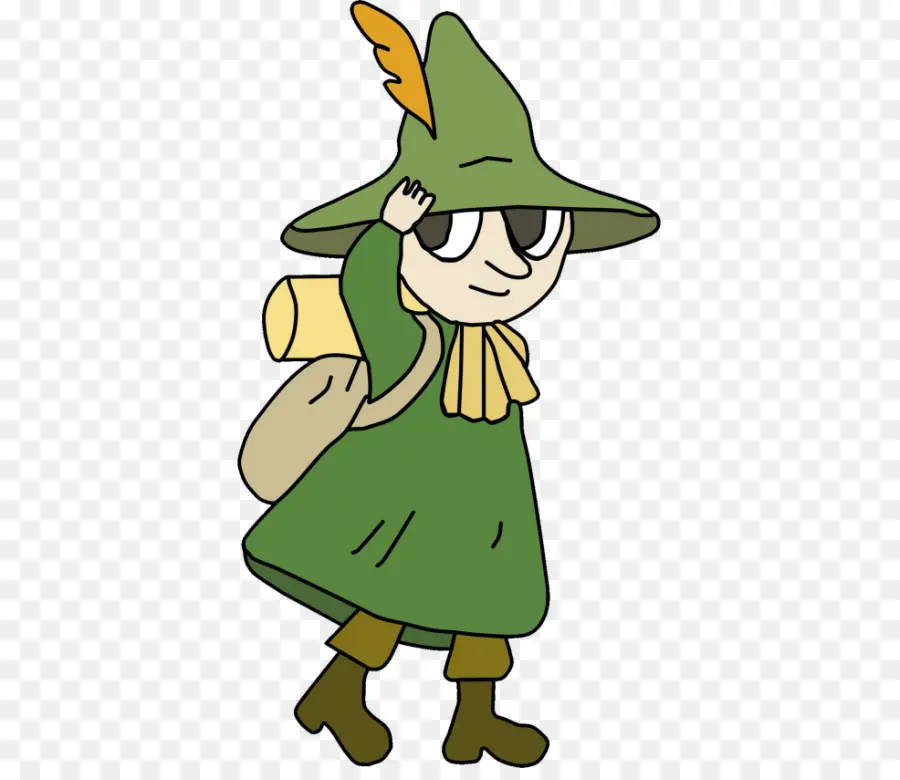 Personagem Do Chapéu Verde，Mochila PNG