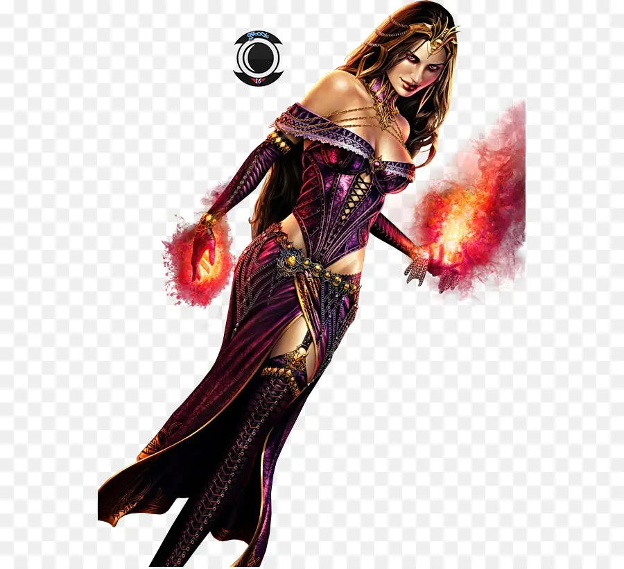 Mulher Fantasia，Magia PNG