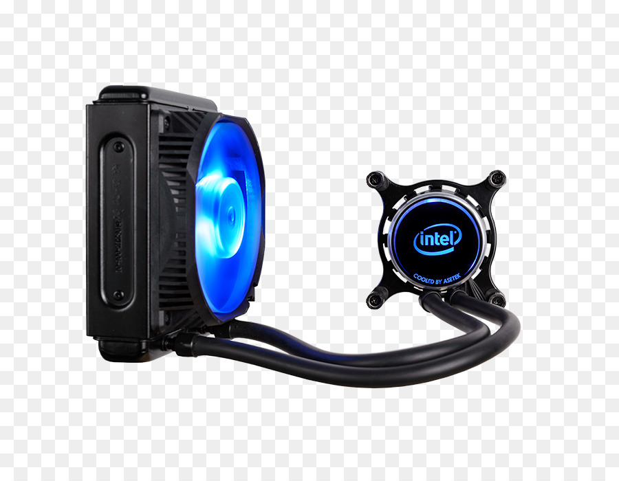 Intel，Computador Com Sistema De Resfriamento De Peças PNG