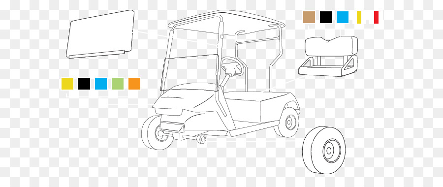 Carro，Arte De Linha PNG