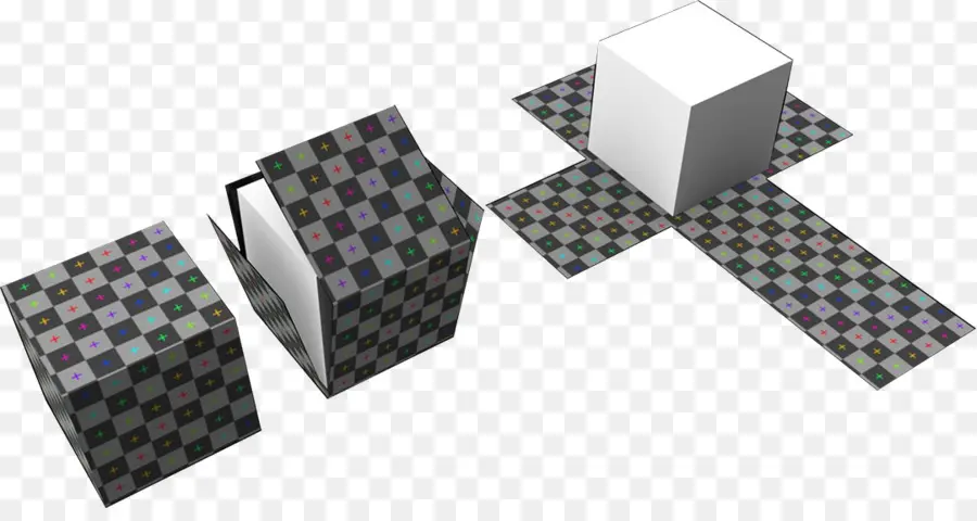 Cubo Desdobrado，Geometria PNG