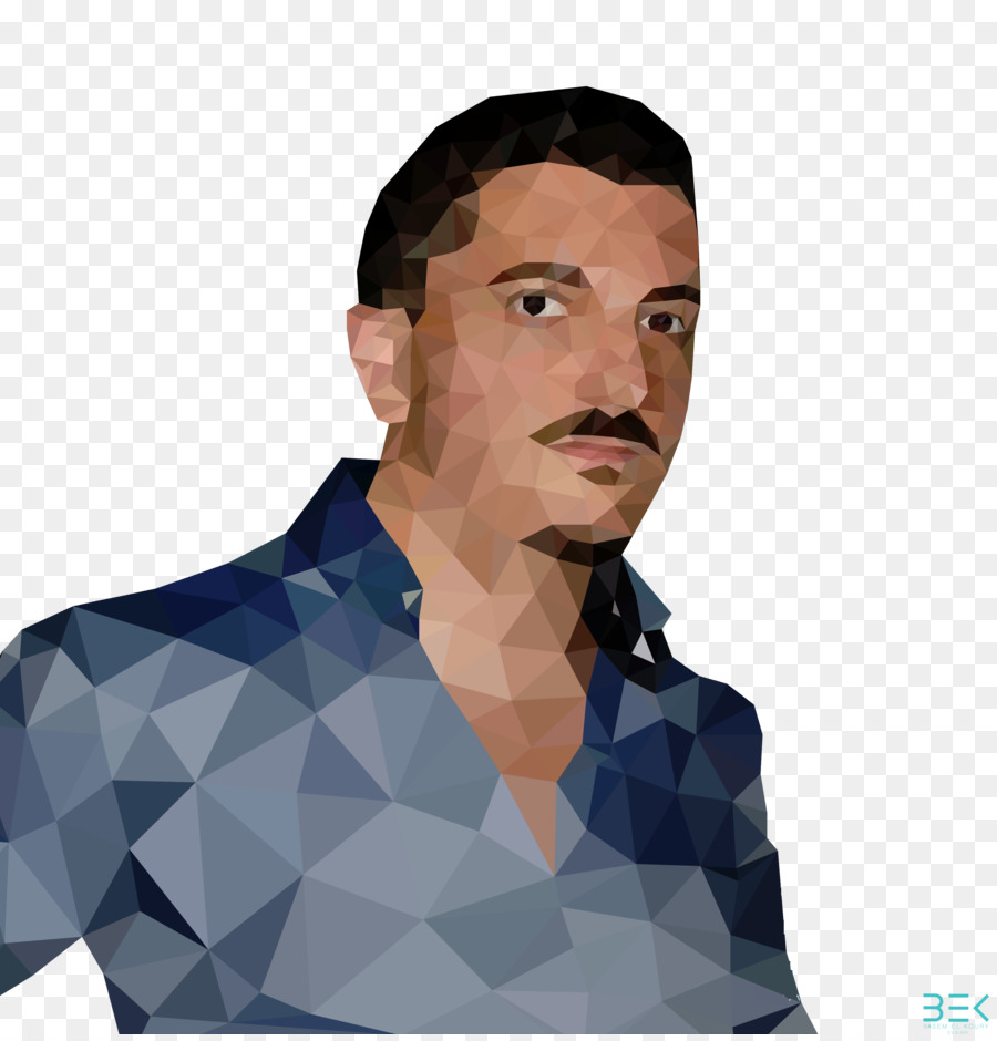 Retrato Poligonal，Geométrico PNG