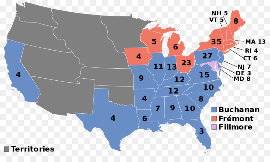 Estados Unidos Para A Eleição Presidencial De 1856，Estados Unidos PNG