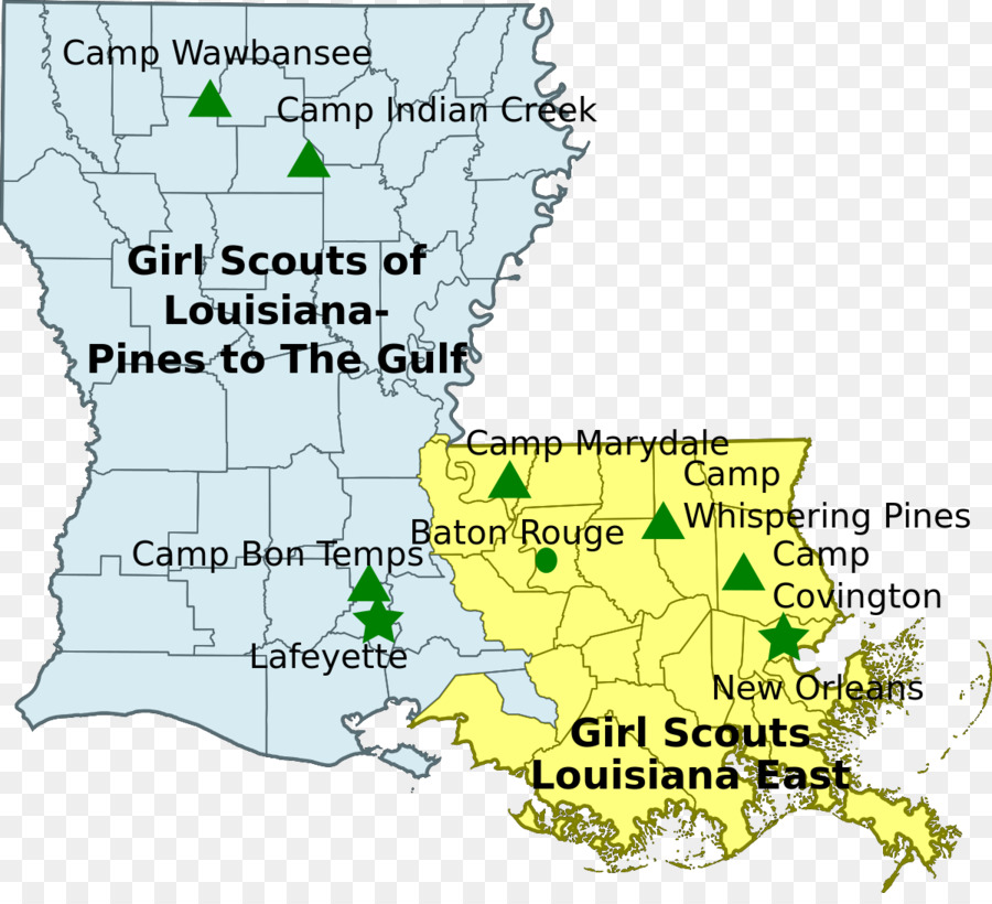 Louisiana，Mapa PNG