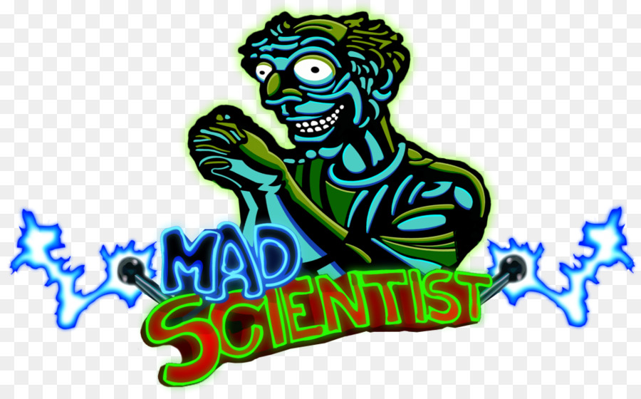 Cientista Louco，Azul PNG