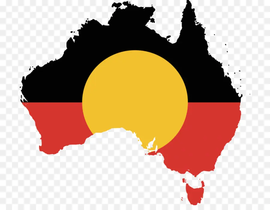 Austrália，Aborígenes Australianos Bandeira PNG
