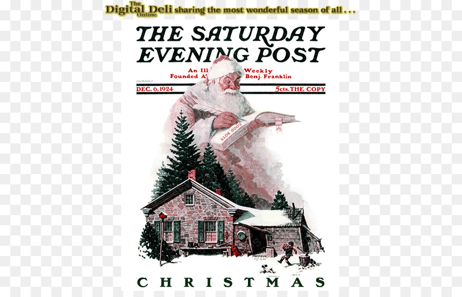 Papai Noel，Saturday Evening Post PNG