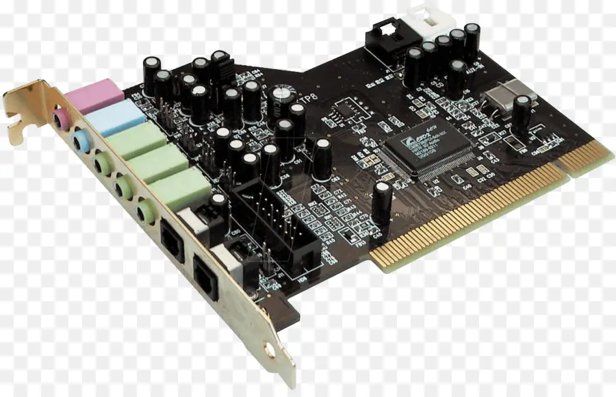 Terratec Aureon 51 Placa De Som Pci Com 35 Mm De óptica E Conectores，Placas De Som Adaptadores De áudio PNG