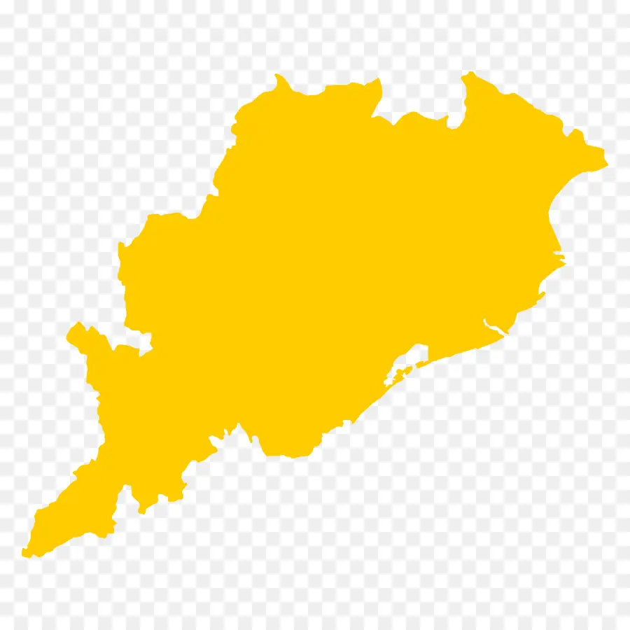 Odisha，Mapa PNG