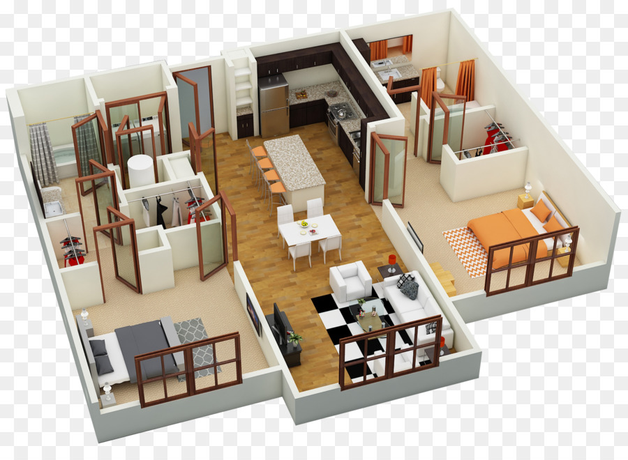 Layout Do Apartamento，Planta Baixa PNG