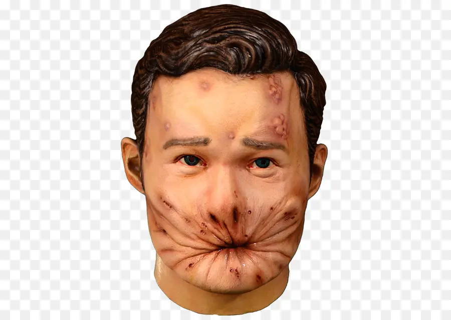 Máscara Facial Distorcida，Máscara PNG