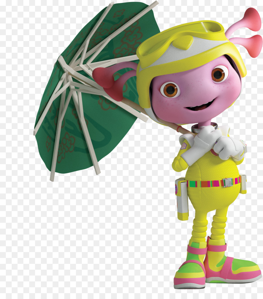 Personagem De Desenho Animado Com Guarda Chuva，Cara Rosa PNG