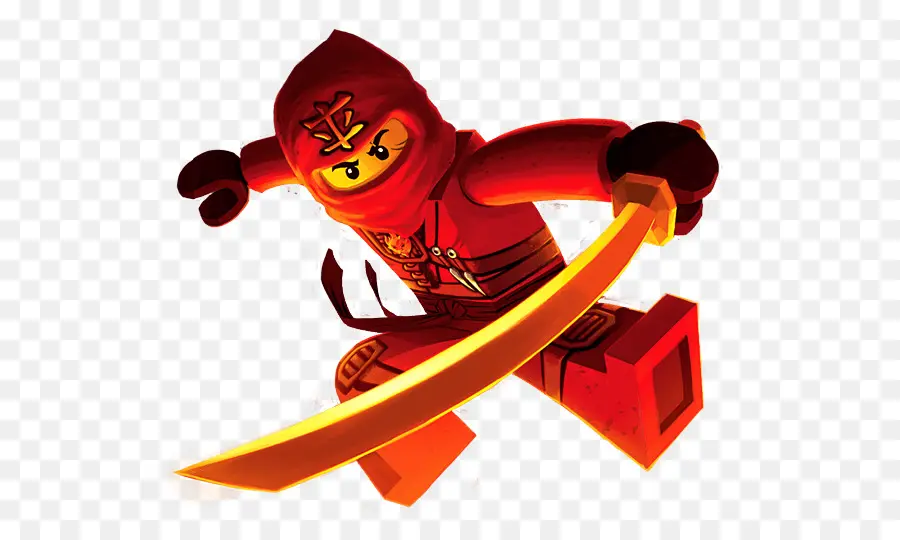 Ninja Vermelho，Espada PNG