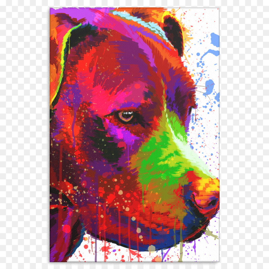 Cachorro，Tinta Acrílica PNG