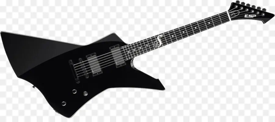 Guitarra Elétrica，Esp James Hetfield Assinatura Snakebyte Guitarra Elétrica PNG