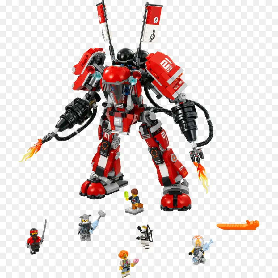 Lego 70615 O Lego Ninjago Filme Fogo Mech，Amazoncom PNG