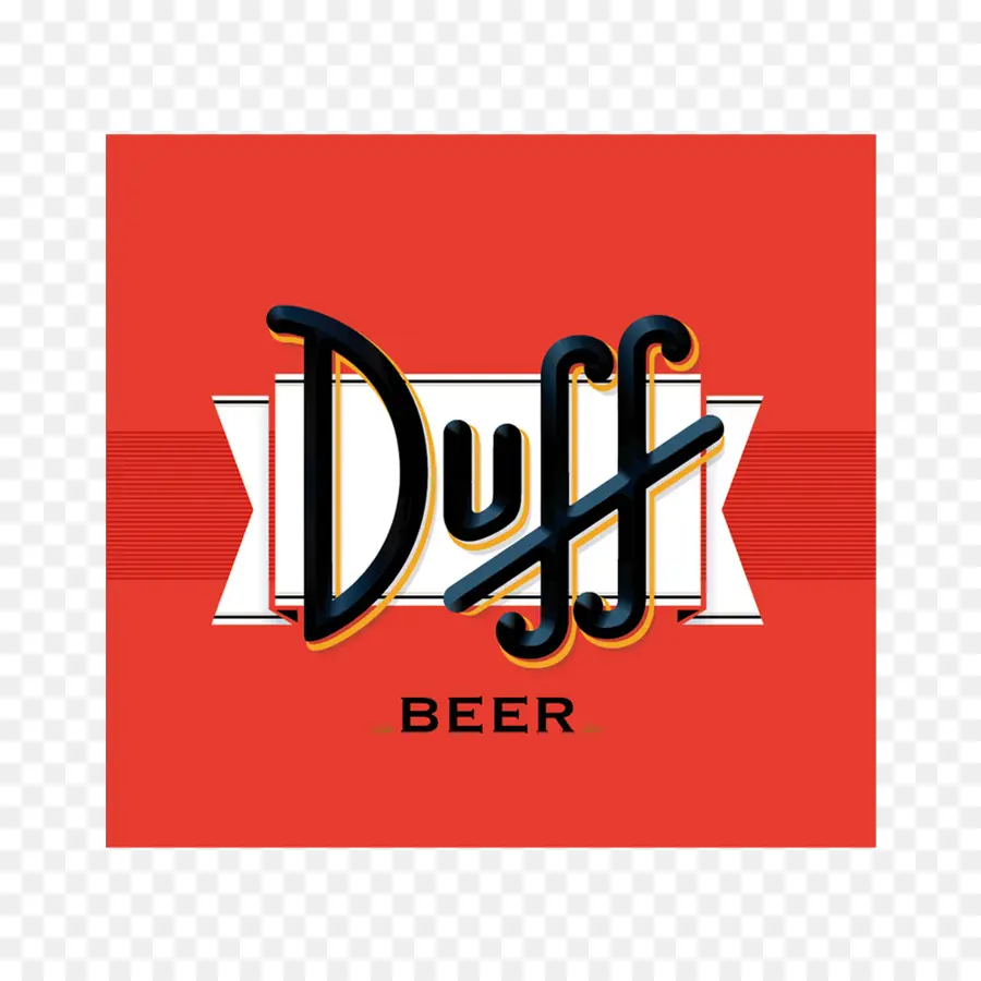 Cerveja Duff，Logotipo PNG