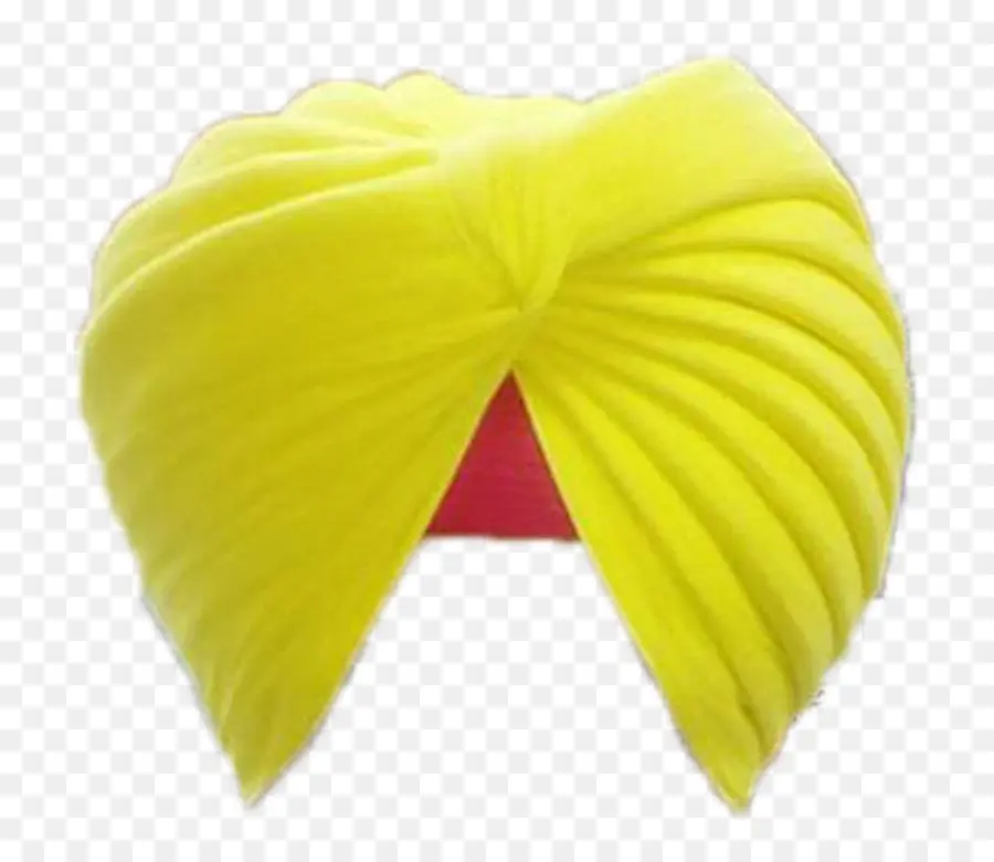 Turbante Amarelo，Pano PNG