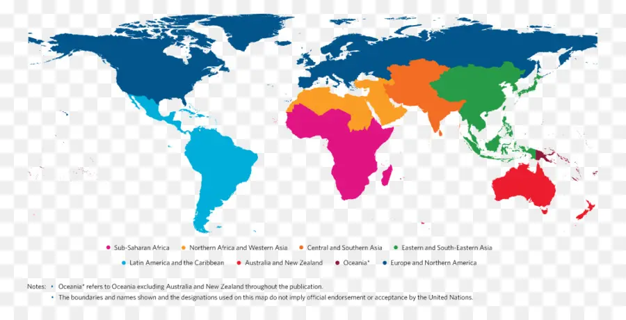 Mapa Mundial，Continentes PNG