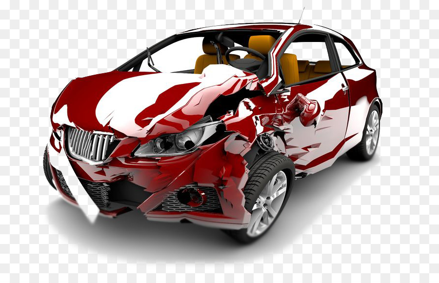 Carro Batido Vermelho，Acidente PNG