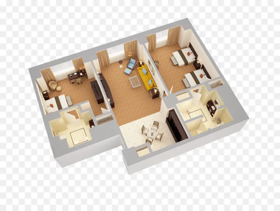 Layout Do Apartamento，Planta Baixa PNG