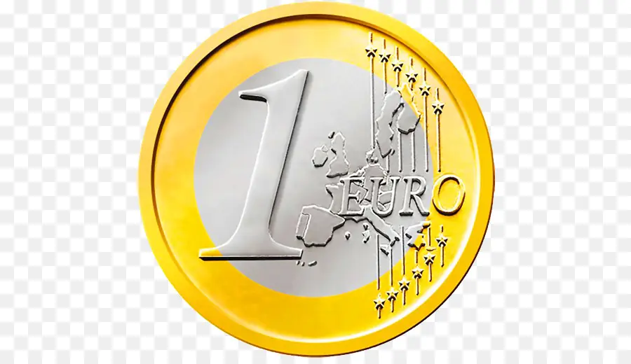 Moeda De Euro，Dinheiro PNG