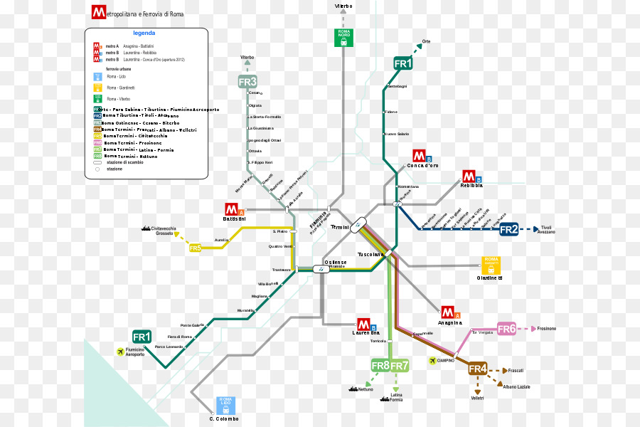 Estação Ferroviária Roma Termini，De Trânsito Rápido PNG